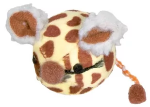 Trixie Mysz kulka pluszowa 4,5cm [4554] 2739 - Zabawki dla kotów - miniaturka - grafika 1