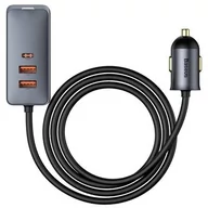 Ładowarki samochodowe - Baseus Share Togheter | Ładowarka samochodowa z rozgałęźnikiem 4x USB USB-C 120W Powe Delivery Quick Charge 4.0 CCBT-B0G - miniaturka - grafika 1