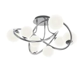 Lampy sufitowe - Wofi 9014-807 - LED Żyrandol natynkowy NANCY 8xG9/3,5W/230V chrom błyszczący - miniaturka - grafika 1