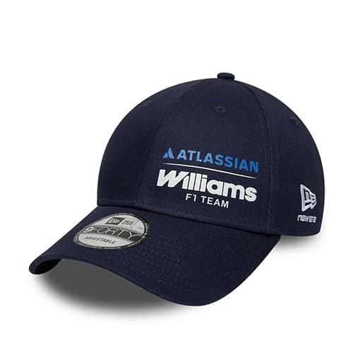 New Era Williams Racing F1 Team oficjalna kolekcja 2026 Essential Logo czapka bejsbolówka, regulowana, granatowa