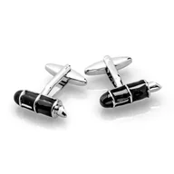 Spinki do mankietów i krawatów - Spinki do mankietów Pióro wieczne X2 PSN054 - miniaturka - grafika 1