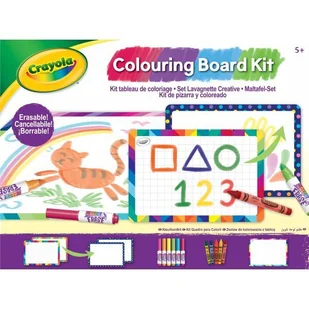 Crayola: Tablica do rysowania z kredkami i markerami - Zabawki kreatywne - miniaturka - grafika 1