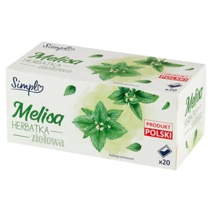 Simpl Herbatka ziołowa melisa 30 g (20 x 1,5 g) - Herbata - miniaturka - grafika 1