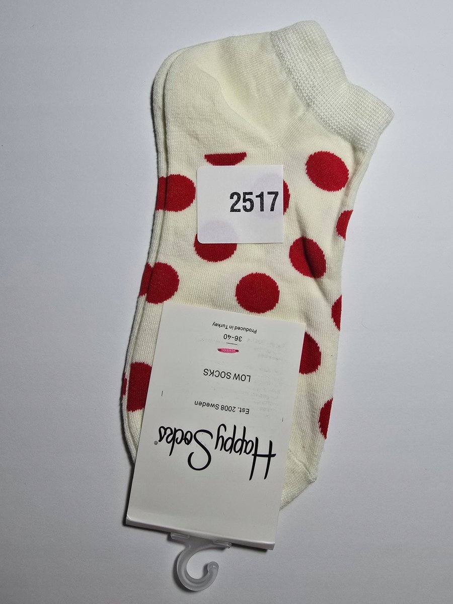 Kolorowe skarpety Happy Socks stopki unisex rozmiar 36-40 (2517)