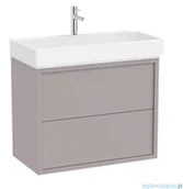 Szafki łazienkowe - Roca Tura Unik zestaw szafka z umywalką 80x43x60 SZLACHETNY SZARY A852033559 - miniaturka - grafika 1