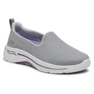 Półbuty damskie - Skechers Półbuty Go Walk Arch Fit 124401/GYLV Grey/Lavender - miniaturka - grafika 1