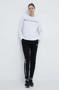 EA7 Emporio Armani dres damski kolor czarny - Dresy damskie - miniaturka - grafika 1