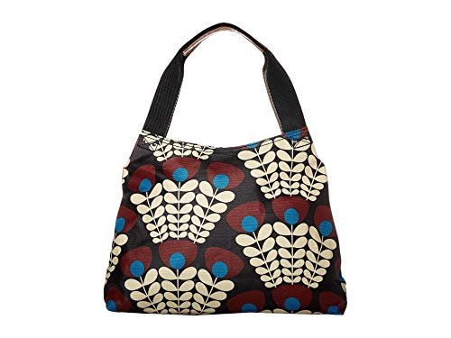 Orla Kiely Klasyczna torba na ramię - śliwkowa, wielobarwny, M, Torby na ramię