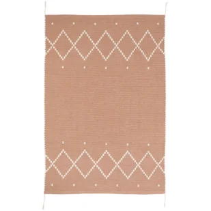 Dywan boho pudrowy Mallorca Pink 100x150 - Dywany dla dzieci - miniaturka - grafika 1