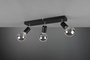 Lampy sufitowe - RL VANNES Czarny mat 3xE27 Spot RL R80183032 R80183032 - miniaturka - grafika 1