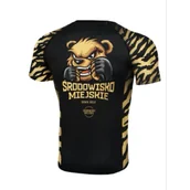 Kimona, stroje i obuwie - Środowisko Miejskie Rashguard Krótki Rękaw Wild Bear Black - miniaturka - grafika 1