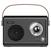 Radia - Savio RS-01 radio Przenośny Analogowy Czarny - miniaturka - grafika 1