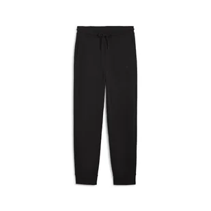 PUMA HER Comfort spodnie dresowe z wysokim stanem TR cl PUMA czarne - Spodnie rowerowe - miniaturka - grafika 1