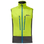 Odzież trekkingowa damska - Kamizelka turystyczna męska Jack Wolfskin Alpspitze softshell - miniaturka - grafika 1