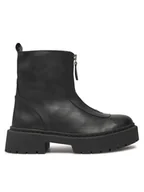 Botki damskie - Steve Madden Botki SM11003404 Czarny - miniaturka - grafika 1