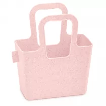 Torby i wózki na zakupy - Koziol Torba Taschelini organic pink 5415669 - grafika 1