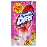 Gumy do żucia, lizaki, dropsy - Chupa Chups Lizak o smaku truskawkowym ze strzelającym proszkiem 14 g - miniaturka - grafika 1