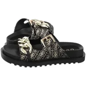 Klapki i japonki damskie - Klapki FATEMA2 BLKPL FL6FT2 FAL03 (GU433-b) Guess - miniaturka - grafika 1
