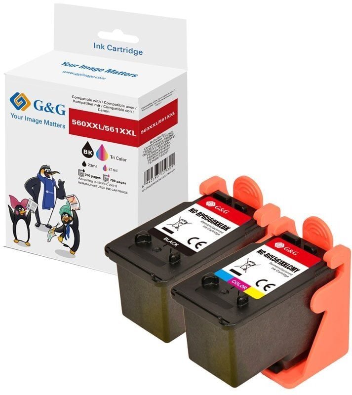 Tusz G&G XXL kartridż kompatybilny z Canon PG560XL/CL561XL 20635