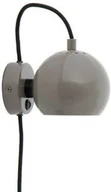 Lampy ścienne - Frandsen - Ball Lampa Ścienna Glossy Warm Grey Frandsen - miniaturka - grafika 1