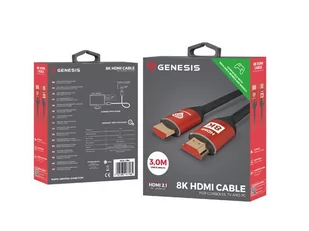 KABEL HDMI M/M V2.1 3M 8K 60HZ PREMIUM DO XBOX SERIES X/S GENESIS - Kable - miniaturka - grafika 2