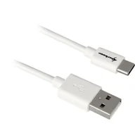 Kable komputerowe i do monitorów - Sharkoon Sharkoon USB 2.0 A USB C Adapter white 1.5m - miniaturka - grafika 1