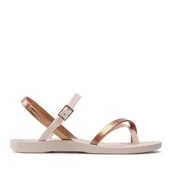 Sandały damskie - Sandały Ipanema Fashion Sand VIII Fem 82842 Beżowy - miniaturka - grafika 1