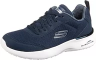 Sneakersy damskie - Skechers Damskie sneakersy Skech-air Dynamight-fast Brak, niebieski - Niebieski granatowy Mesh White Trim Nvy - 37 eu - miniaturka - grafika 1