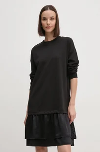 Joop! sukienka kolor czarny mini oversize - Sukienki - miniaturka - grafika 1