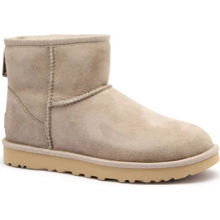 UGG Skórzane śniegowce Classic Mini II z dodatkiem wełny - Śniegowce damskie - miniaturka - grafika 1