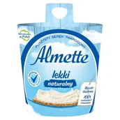 Sery - Almette Puszysty serek twarogowy lekki naturalny 150 g - miniaturka - grafika 1