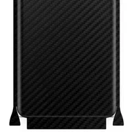 Szkła hartowane na telefon - Folia naklejka skórka strukturalna na TYŁ+BOKI do Xiaomi Redmi Note 7 Pro - Carbon Czarny - apgo SKINS - miniaturka - grafika 1