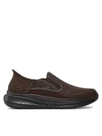 Półbuty męskie - Skechers Półbuty Slade 205237 Brązowy - miniaturka - grafika 1