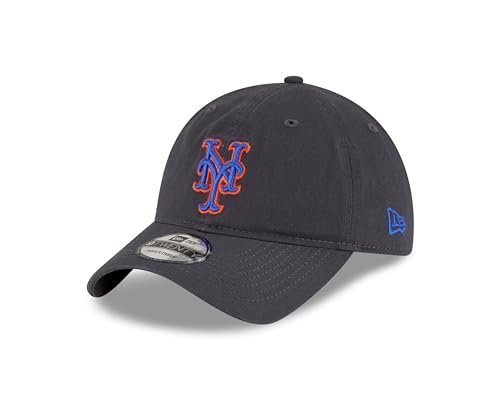 New Era New York Mets MLB Core Classic Szary Regulowana 9Twenty Czapka - One-Size