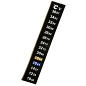 Termometry domowe - BROWIN Termometr ciekłokrystaliczny 0 C +40 C - miniaturka - grafika 1