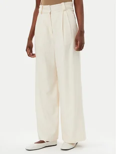 IVY OAK Spodnie materiałowe Prescilla Ann IO115176 Écru Wide Leg - Spodnie damskie - miniaturka - grafika 1