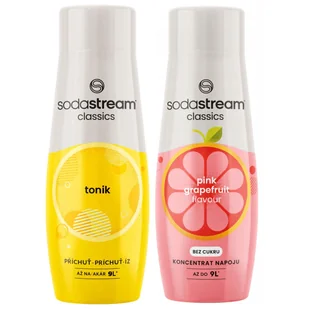 2x Syrop SODASTREAM TONIC TONIK + GREJPFRUT GRAPEFRUIT Koncentrat do Wody - Syropy i koncentraty owocowe - miniaturka - grafika 1
