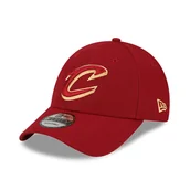 Czapki i chusty sportowe męskie - Czapka z daszkiem New Era 9FORTY The League NBA Clevland Cavaliers Czerwona - 60243654 - miniaturka - grafika 1