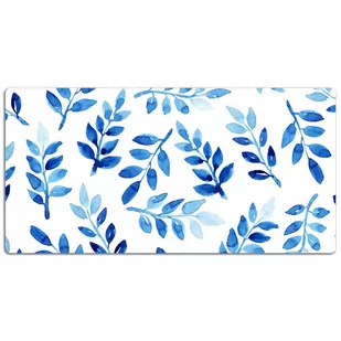 Podkładka na biurko z nadrukiem Niebieska gałązka 120x60 cm - Podkładki na biurko - miniaturka - grafika 1