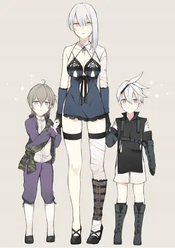 Plakat Anime Manga Nier nier_020 A1+ (custom)