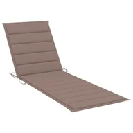 Poduszki ogrodowe - vidaXL Poduszka na leżak kolor taupe 200x60x4 cm tkanina 314211 314211 - miniaturka - grafika 1