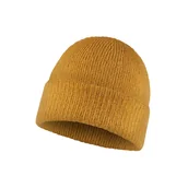 Czapki damskie - BUFF CZAPKA CIEPŁA DZIANINA KNITTED JARN OCHER - miniaturka - grafika 1
