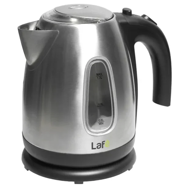 Czajnik Elektryczny Bezprzewodowy Metalowy INOX 1,7L 2200W FILTR Hotelowy