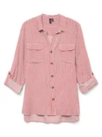 Bluzki damskie - Vero Moda Koszula w kolorze czerwonym - miniaturka - grafika 1