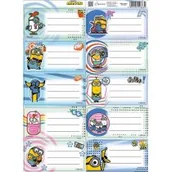 Zabawki kreatywne - Beniamin Naklejki na zeszyty Minionki - miniaturka - grafika 1