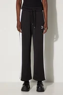 Spodnie damskie - Puma spodnie dresowe Iconic T7 Straight Leg Track Pants kolor czarny wzorzyste 627996 - miniaturka - grafika 1