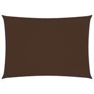 Parasole ogrodowe - vidaXL Prostokątny żagiel ogrodowy z tkaniny Oxford, 2x4 m, brązowy 135807 - miniaturka - grafika 1