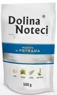 Mokra karma dla psów - Dolina Noteci Premium Adult Pstrąg 10x500g SASZETKA - miniaturka - grafika 1