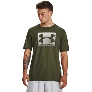 Koszulki i topy damskie - Under Armour Damska koszulka z krótkim rękawem w pudełku sportowym, ZIELONY, L-XL - grafika 1