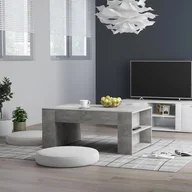 Ławy i stoliki kawowe - vidaXL vidaXL Stolik kawowy, betonowy szary, 100x60x42 cm, płyta wiórowa - miniaturka - grafika 1